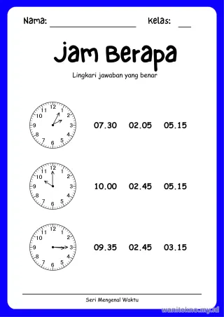 Lembar 14: Jam Berapa