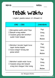 Lembar 2: Tebak Waktu