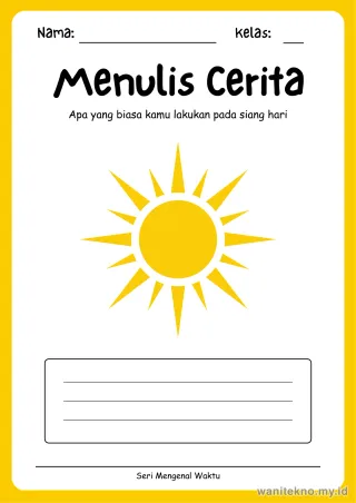 Lembar 4: Menulis Cerita