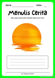 Lembar 5: Menulis Cerita