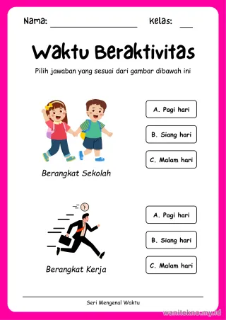 Lembar 8: Waktu Beraktivitas