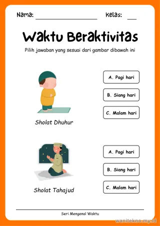 Lembar 9: Waktu Beraktivitas