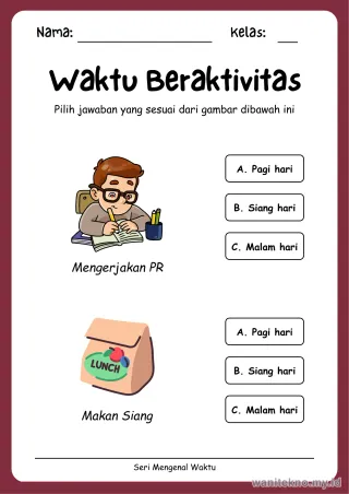 Lembar 10: Waktu Beraktivitas