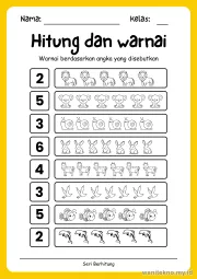 Lembar 2: Hitung dan warnai
