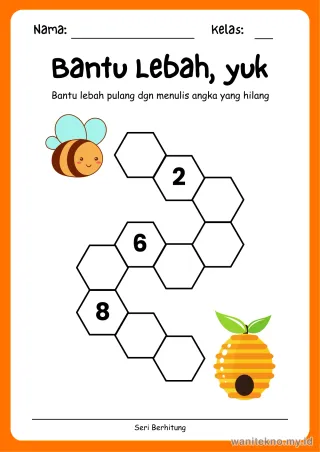 Lembar 7: Bantu Lebah, yuk