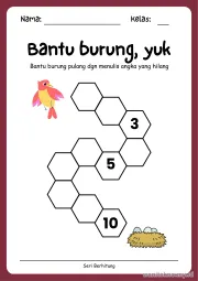 Lembar 8: Bantu burung, yuk