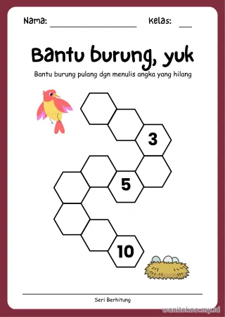 Lembar 8: Bantu burung, yuk