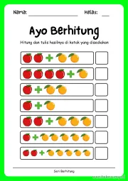 Lembar 1: Ayo Berhitung
