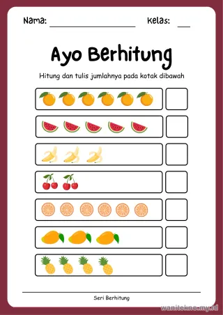 Lembar 6: Ayo Berhitung