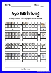Lembar 12: Ayo Berhitung