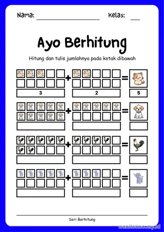 Lembar 12: Ayo Berhitung