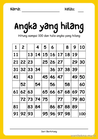 Pratinjau paket 18 Lembar Menghitung Benda Berhitung — TK Gratis PDF