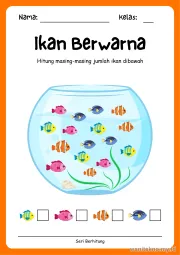 Lembar 12: Ikan Berwarna