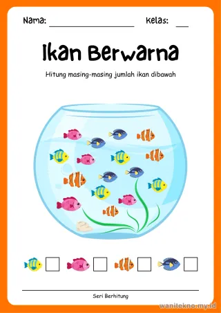 Lembar 12: Ikan Berwarna