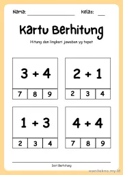 Lembar 14: Kartu Berhitung