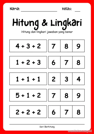 Lembar 4: Hitung & Lingkari