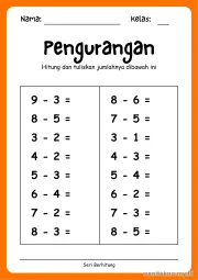 Lembar 4: Pengurangan