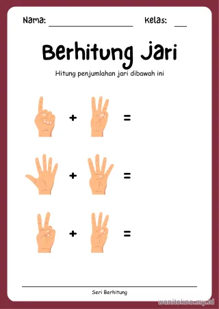 Lembar 5: Berhitung Jari