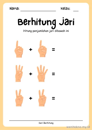 Lembar 6: Berhitung Jari