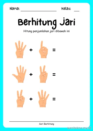Lembar 8: Berhitung Jari