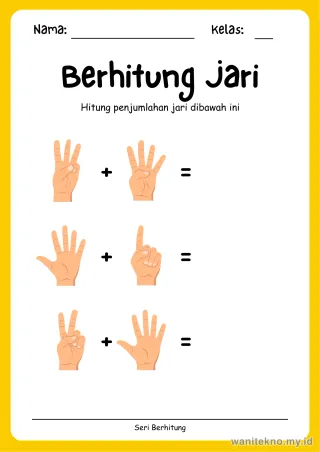 Lembar 9: Berhitung Jari
