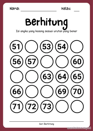 Lembar 11: Berhitung