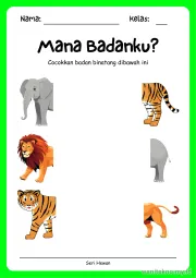 Lembar 4: Mana Badanku?