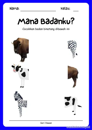 Lembar 5: Mana Badanku?