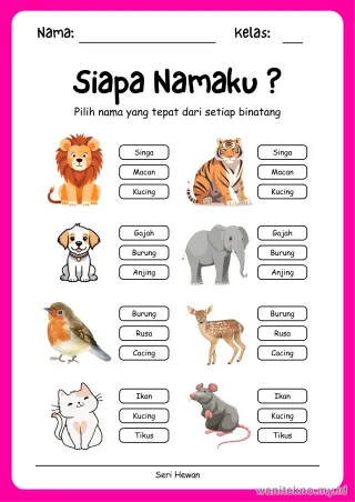 Lembar 7: Siapa Namaku ?