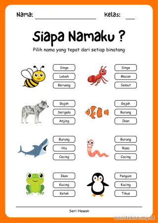 Lembar 8: Siapa Namaku ?