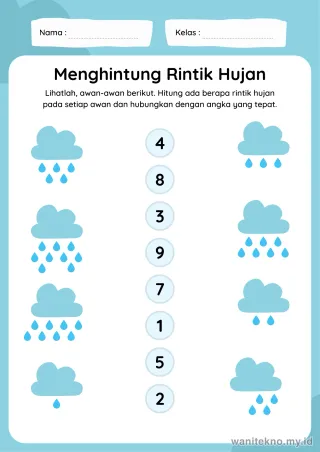 Lembar 2: Menghintung Rintik Hujan