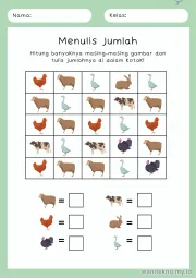 Lembar 4: Menulis Jumlah