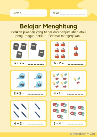 Lembar 7: Belajar Menghitung