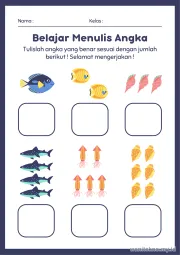 Lembar 10: Belajar Menulis Angka