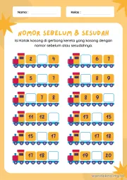 Lembar 13: NOMOR SEBELUM & SESUDAH
