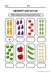 Lembar 9: MENGHITUNG SAYUR