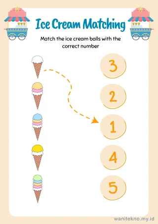 Lembar 10: Ice Cream Matching