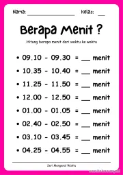Lembar 2: Berapa Menit ?