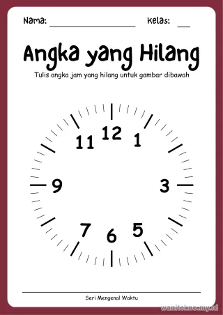 Lembar 4: Angka yang Hilang
