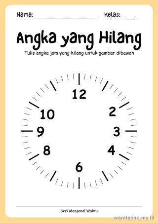 Lembar 5: Angka yang Hilang