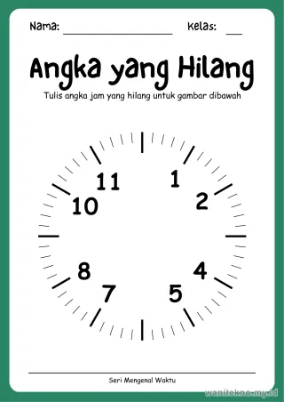 Lembar 6: Angka yang Hilang
