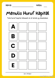Lembar 2: Menulis Huruf Kapital