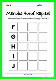 Lembar 3: Menulis Huruf Kapital