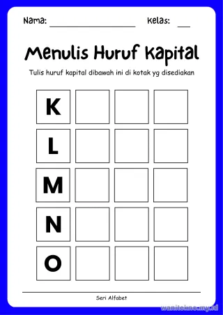 Lembar 4: Menulis Huruf Kapital