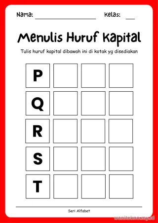 Lembar 5: Menulis Huruf Kapital