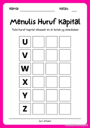 Lembar 6: Menulis Huruf Kapital