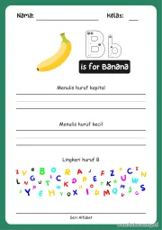 Lembar 2: is for Banana