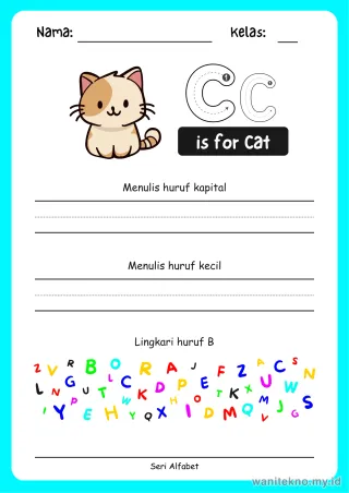 Lembar 3: is for Cat