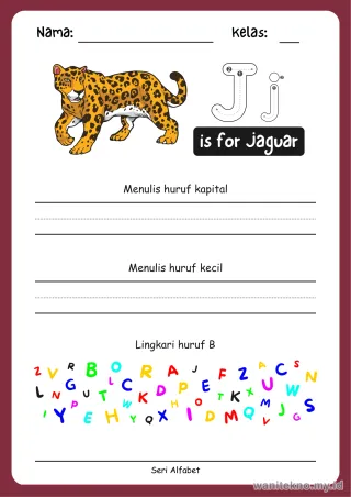 Lembar 10: is for Jaguar