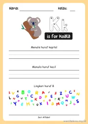 Lembar 11: is for Koala